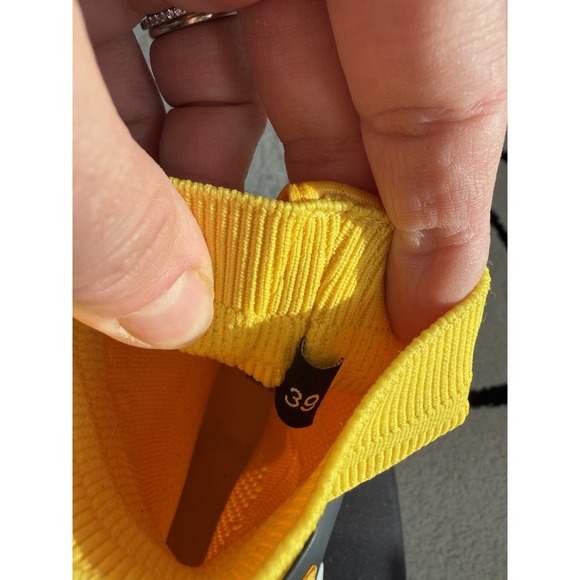 MCM - Sock Boots Size 39 Yellow Unisex - Picture 10 of 11